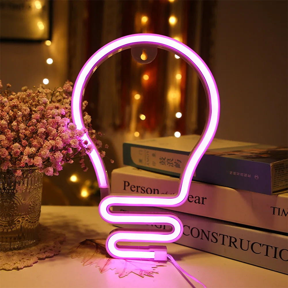 Glow Bulb Neon Light