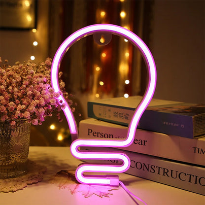Glow Bulb Neon Light