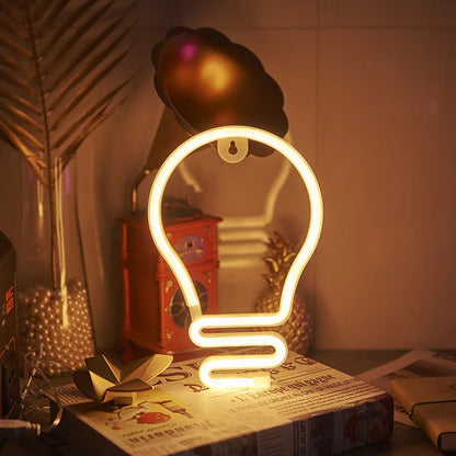 Glow Bulb Neon Light
