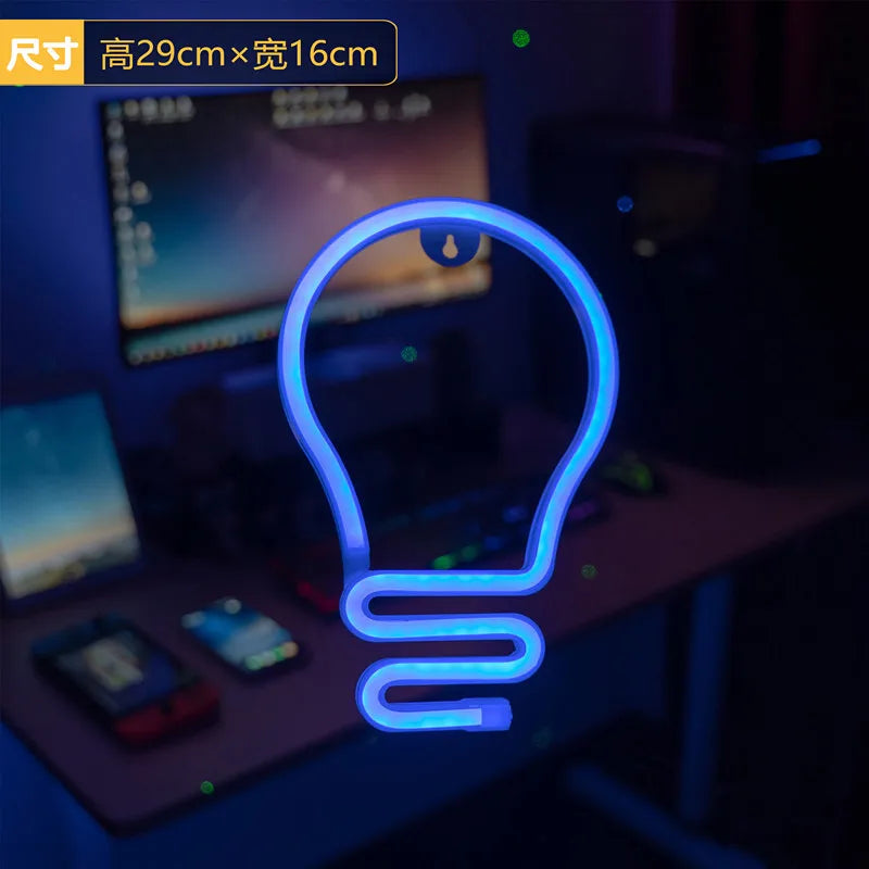 Glow Bulb Neon Light