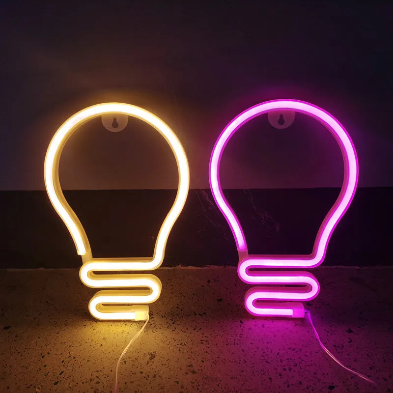 Glow Bulb Neon Light