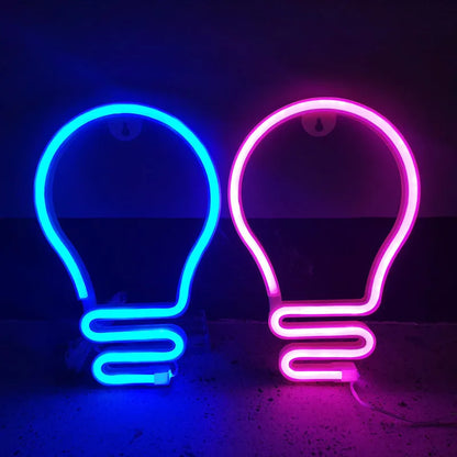 Glow Bulb Neon Light