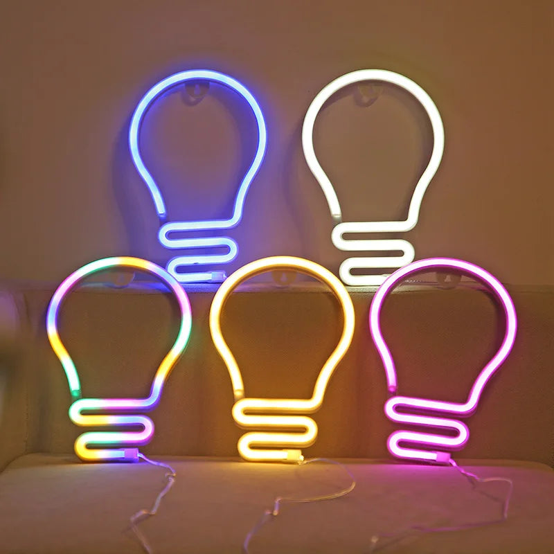 Glow Bulb Neon Light