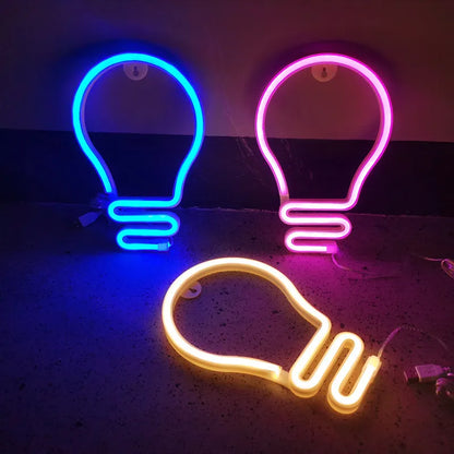 Glow Bulb Neon Light
